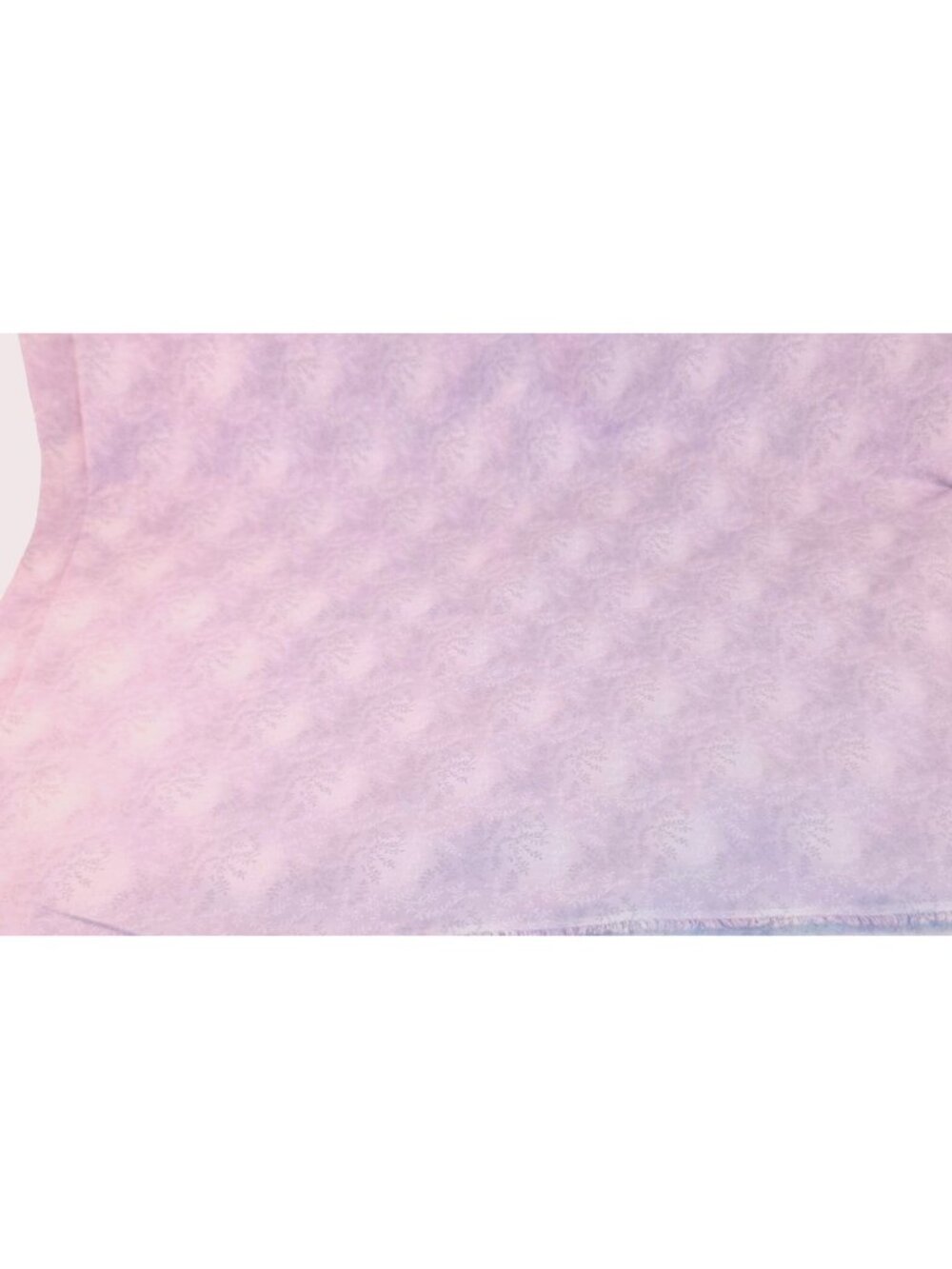 Lavender Purple 108 Inch Wide Cotton Fabric 3.5 Yards White Leaf Vine Print Quil